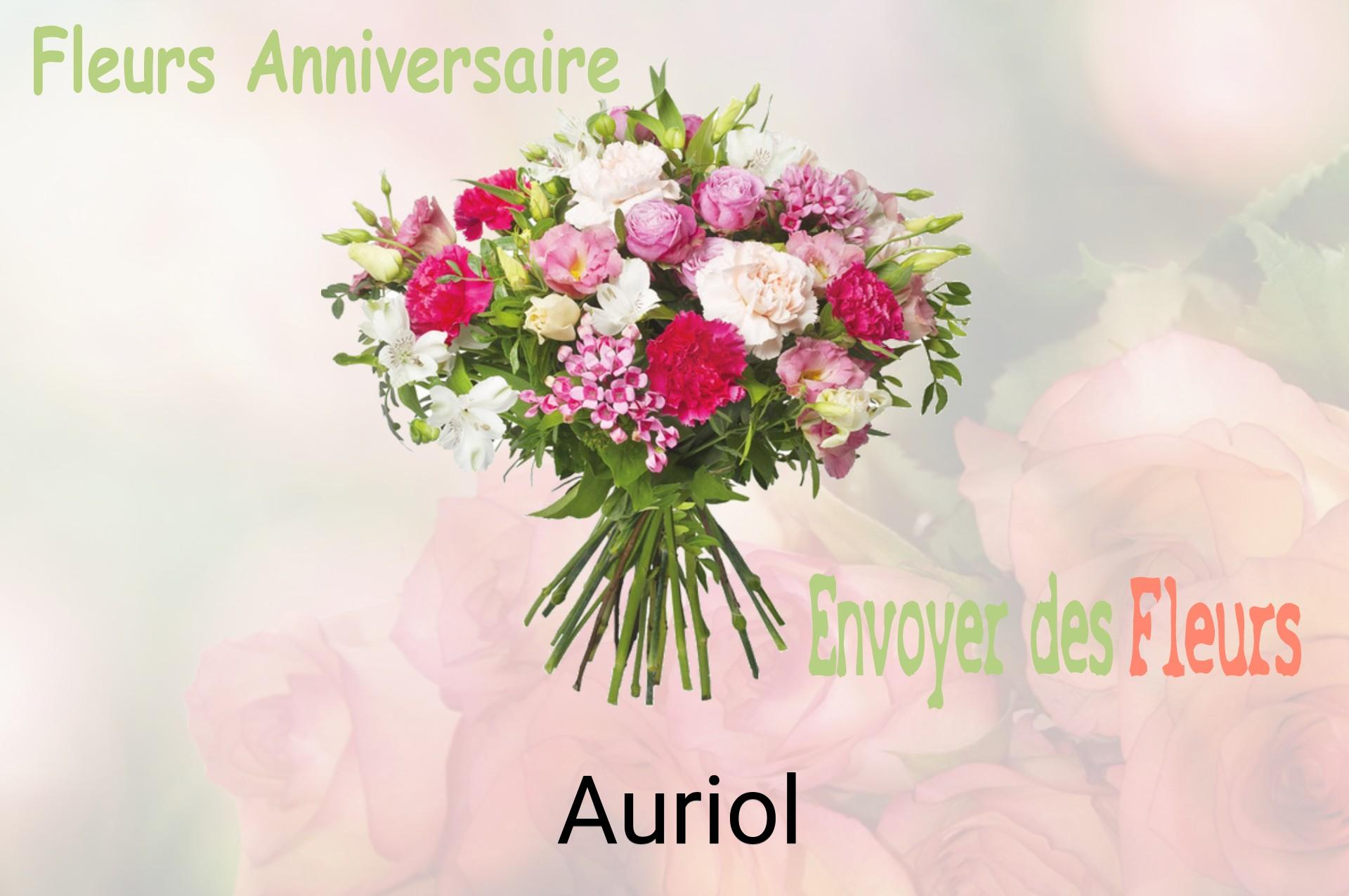 Bouquet de fleurs d’anniversaire livré à Auriol
